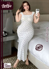 قميص نوم ماكسي منقط Big Size – كود 15095