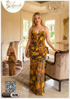 Tie Dye Maxi Homewear Dress Code 526 | فستان بيت طويل تاي داي
