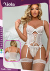 Lace Corset Lingerie Set | طقم لانجري كورسيه دانتيل