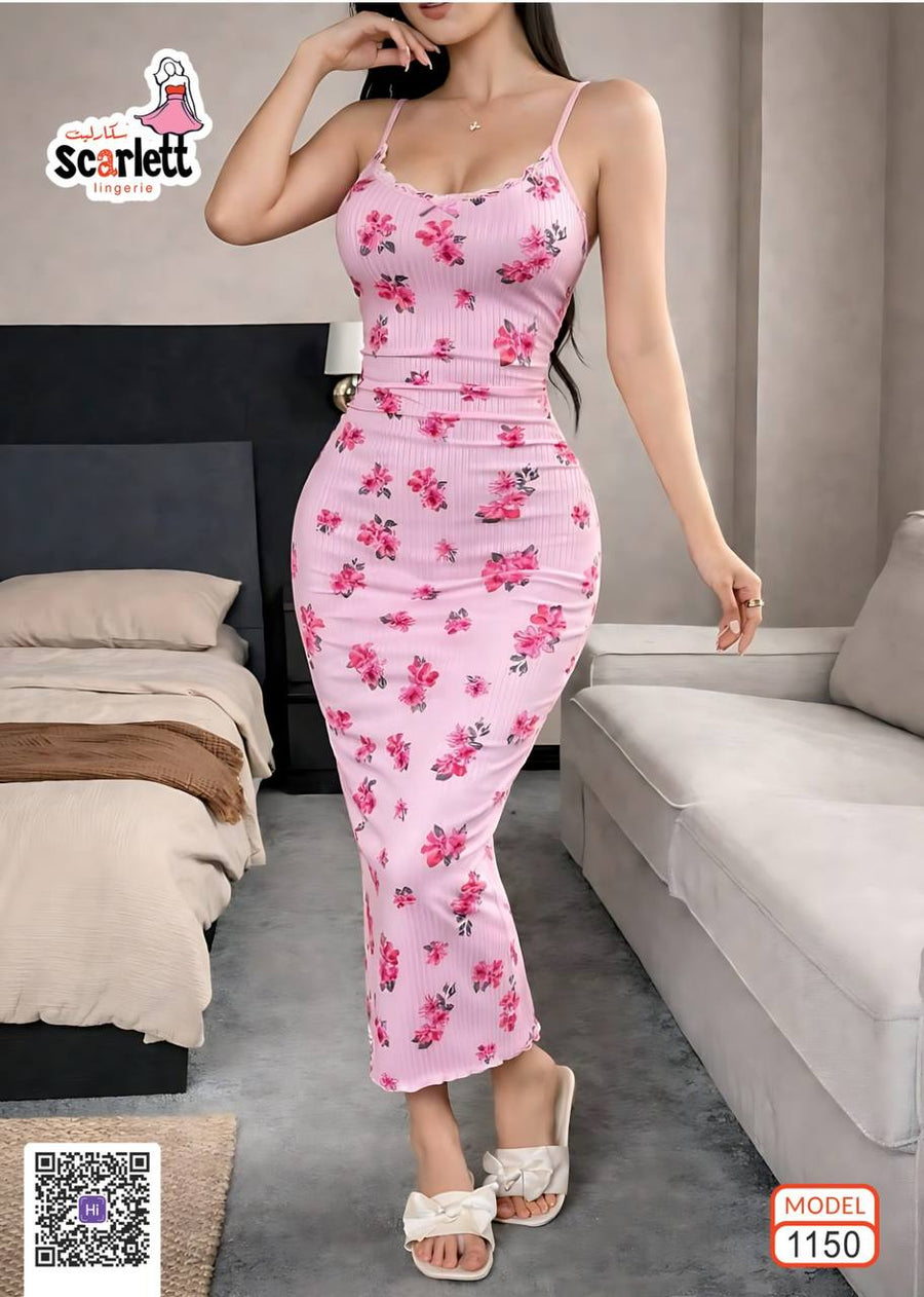 Floral Maxi Dress – Model 1150