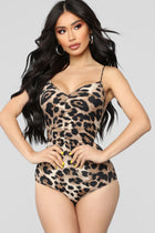 Wicked Wild Bodysuit - Brown/Combo