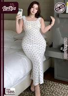قميص نوم ماكسي منقط Big Size – كود 15095