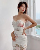 FLORAL BODYCON DRESS