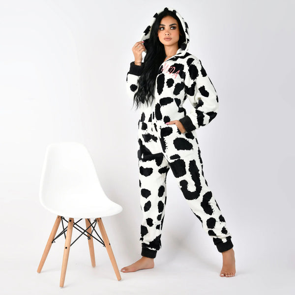 PYJAMODA COW JUMPSUIT