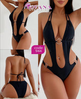 🔥 Code 944 –  Cutout Ring Bodysuit