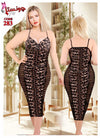 Women’s Leopard Print Lingerie Dress