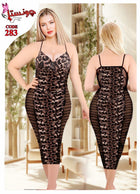 Women’s Leopard Print Lingerie Dress