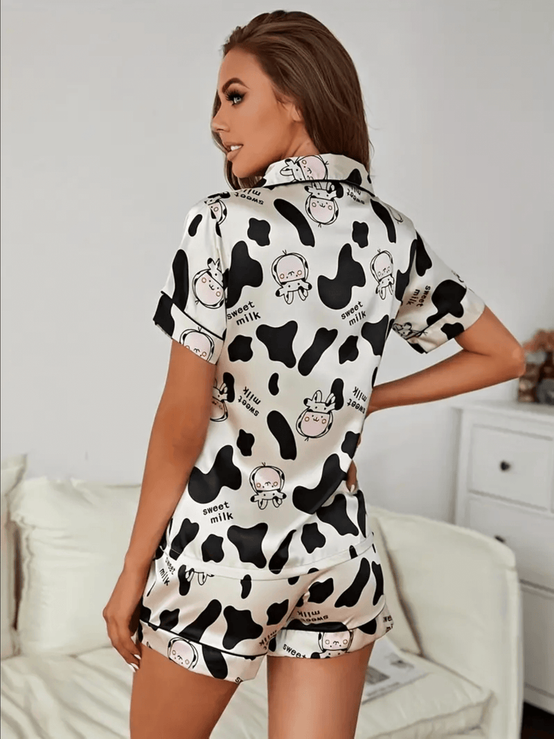 Cow Print Shot Pajamas