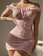 Two Piece Set of Attractive Women's Lingerie (Cordless, Panty) with Mesh Design