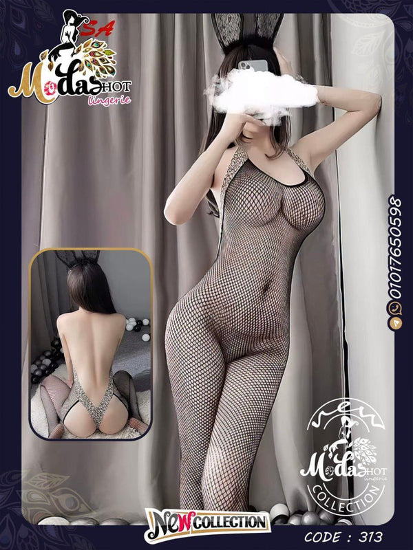 Full Mesh Bodystocking – Stretchy & Ultra-Sexy