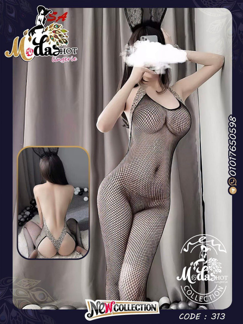 بودي ستوكينج شبك كامل – كود 313 | Free Size 50-80 KG