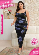 Black Floral Big Size Homewear Set Code 0039