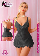 Black Lace Babydoll Code 112 | بيبي دول دانتيل أسود