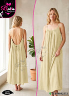 Cotton Maxi Homewear Dress Code 2045 | فستان بيت قطن طويل
