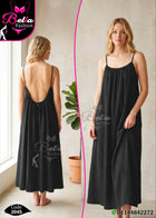 Cotton Maxi Homewear Dress Code 2045 | فستان بيت قطن طويل