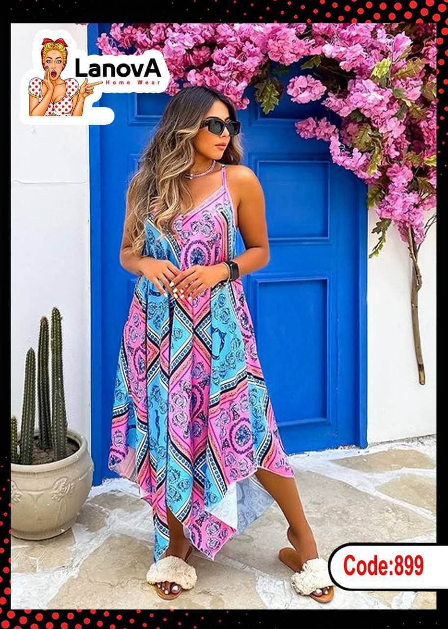 VCAY Paisley Print Hanky Hem Cami Dress - Divarouj