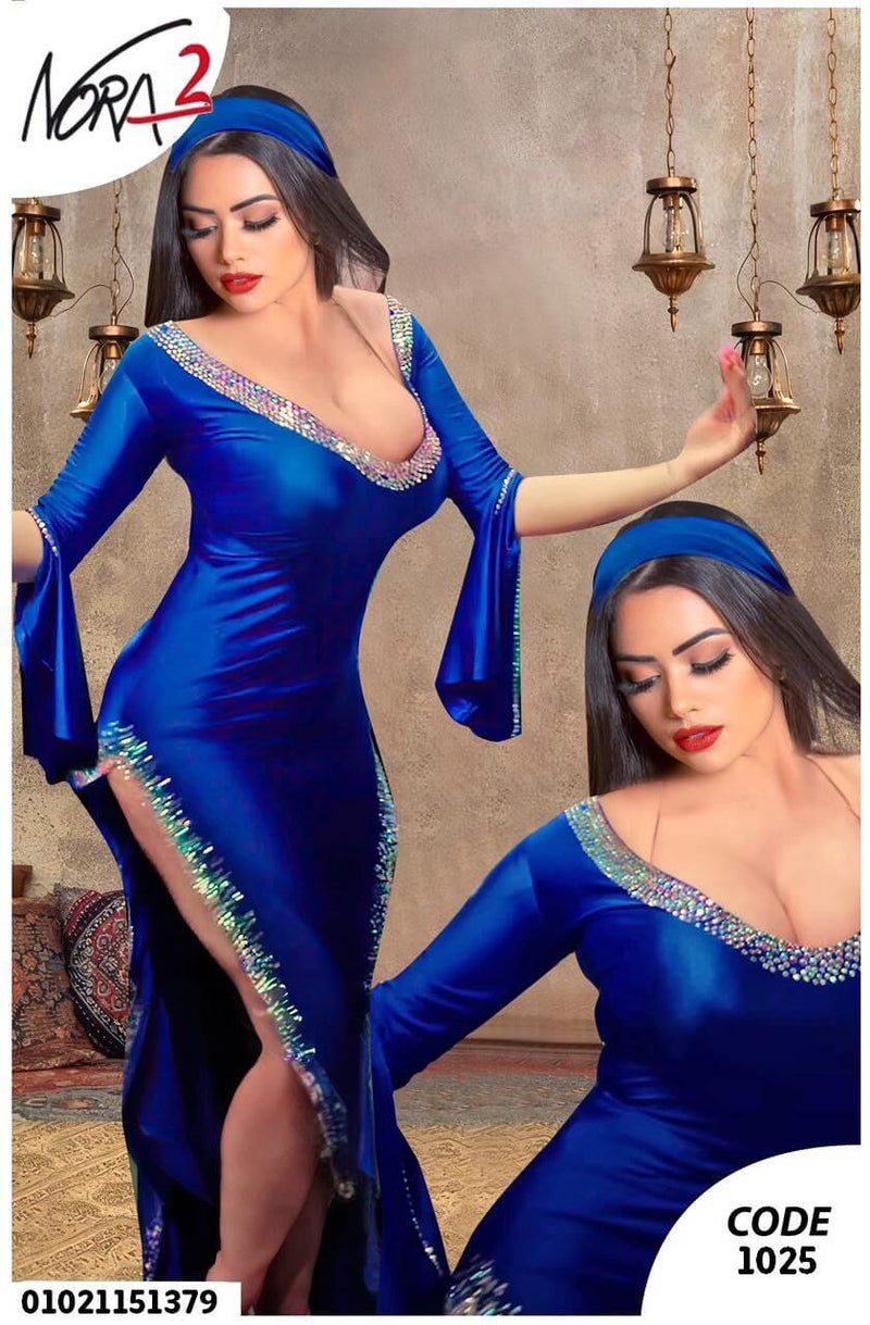 Lycra open side dance abaya - Divarouj