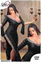 Open Side Lycra Dance Abaya | عباية رقص ليكرا مفتوحة الجنب