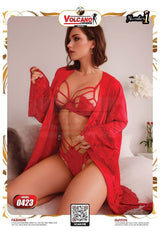 Women's Set Babydoll-Robe - Divarouj
