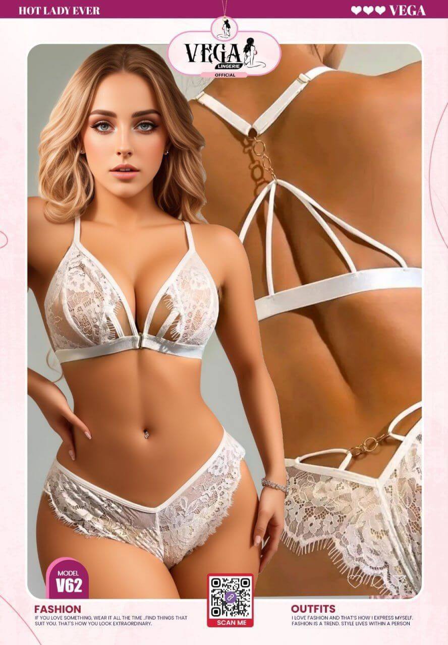 Floral Lace Lingerie Set Without Liner - Divarouj