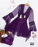 Soft Touch Women's Sexy Fashion Sexy Lingerie Satin 3 pieces Lingerie Short Lingerie Sleepwear - Divarouj