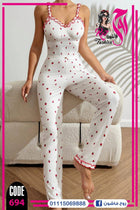 بيجامة حمالة قطعتين كود 694 | Free Size 55-80 KG | Divarouj