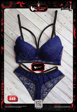 طقم برا مع اندر شيفون كود 545 - Divarouj