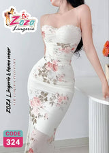 FLORAL BODYCON DRESS - Divarouj