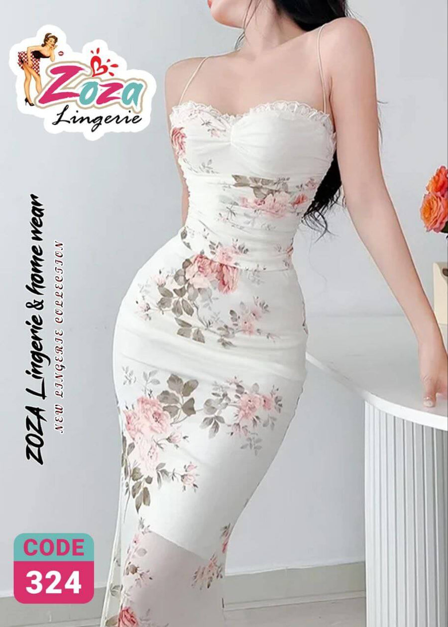 FLORAL BODYCON DRESS