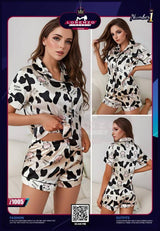 Cow Print Shot Pajamas