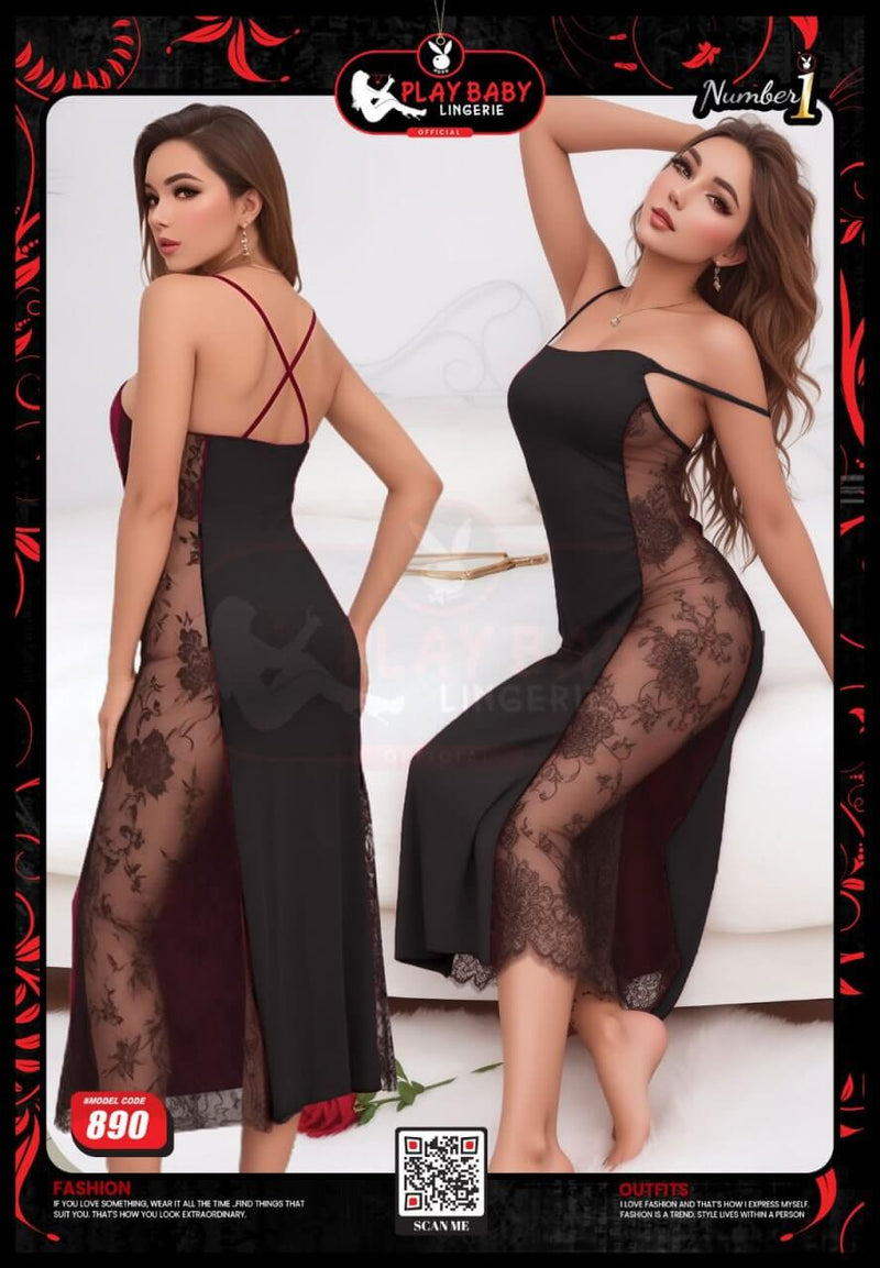 Lingerie made of Lycra butter with lace on the sides