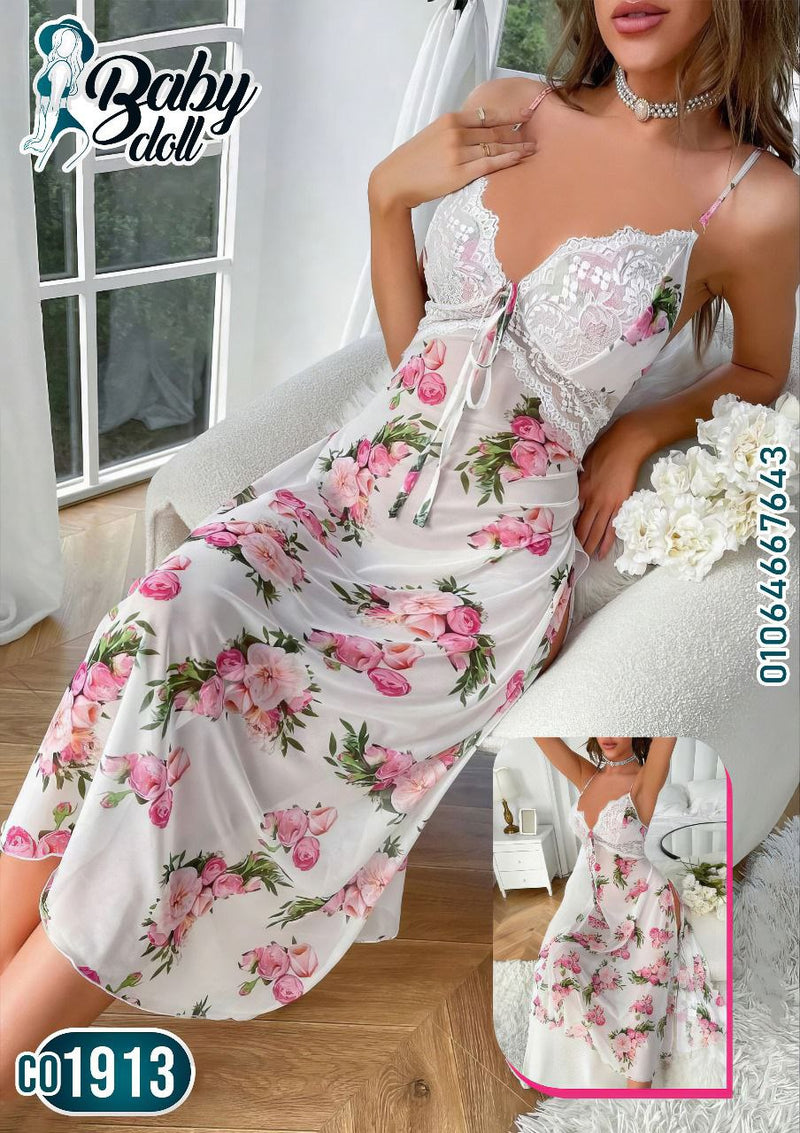 لانجيرى تل فى دانتيل طويل