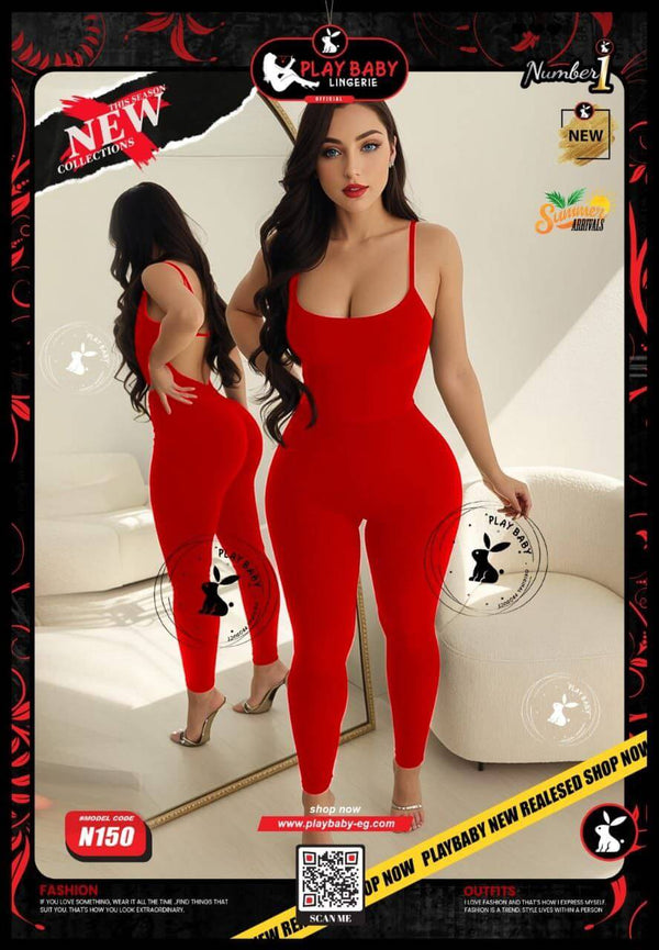 JUMPSUIT RED