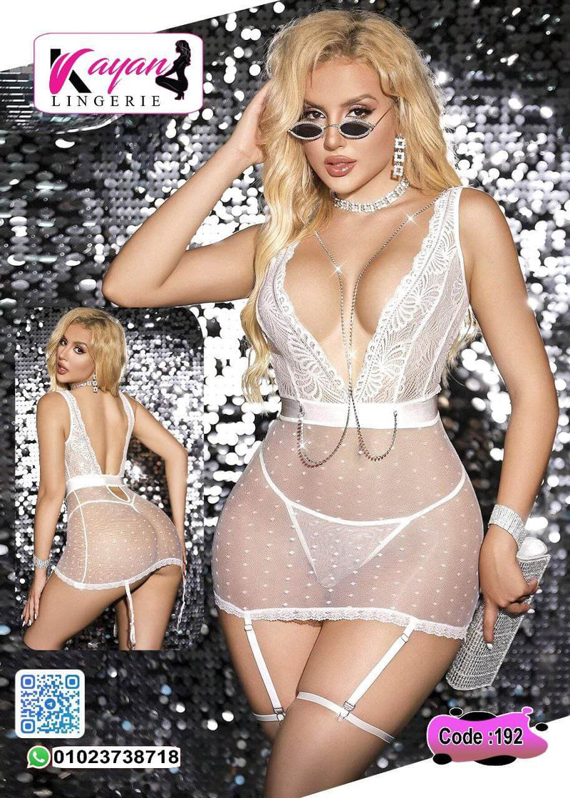 white short lingerie