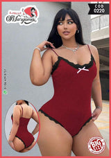 🍒 بودي لانجري قطني مريح - كود 0220 | LINGERIE - BIG SIZE