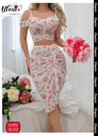 🌸 Blanco Lingerie – Code 610  Turn heads with this romantic and feminine two-piece floral lounge set from Blanco Lingerie.