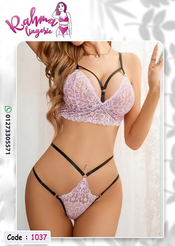 💗 Code: 1037 – Elegant Lace 2-Piece Set