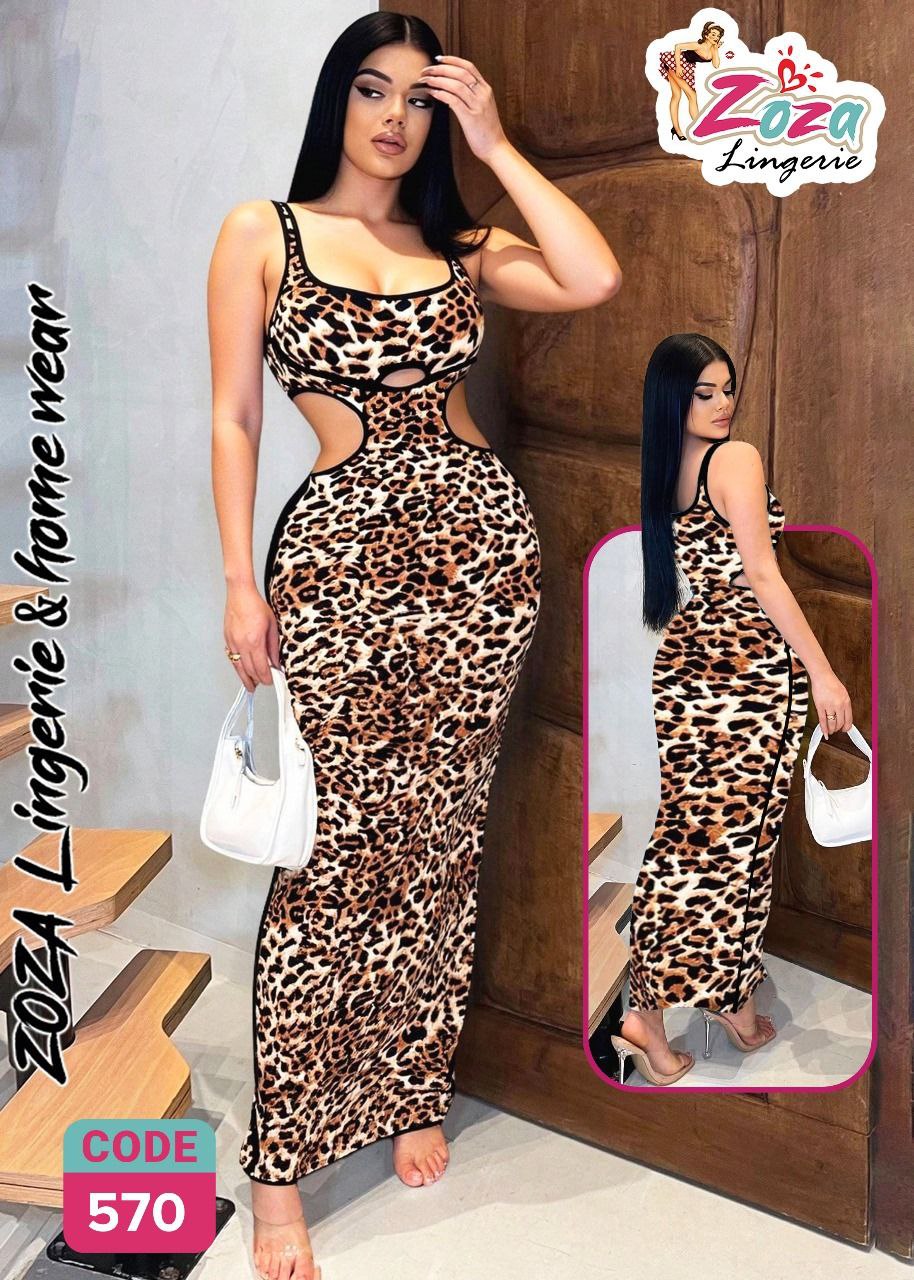 leopard Print Cutout Bodycon Dress