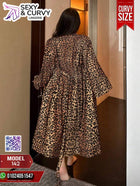 طقم ليوبارد كيرفي مع روب طويل – Model 142 (BIG SIZE)