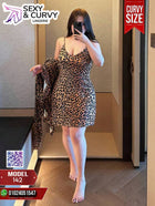 طقم ليوبارد كيرفي مع روب طويل – Model 142 (BIG SIZE)