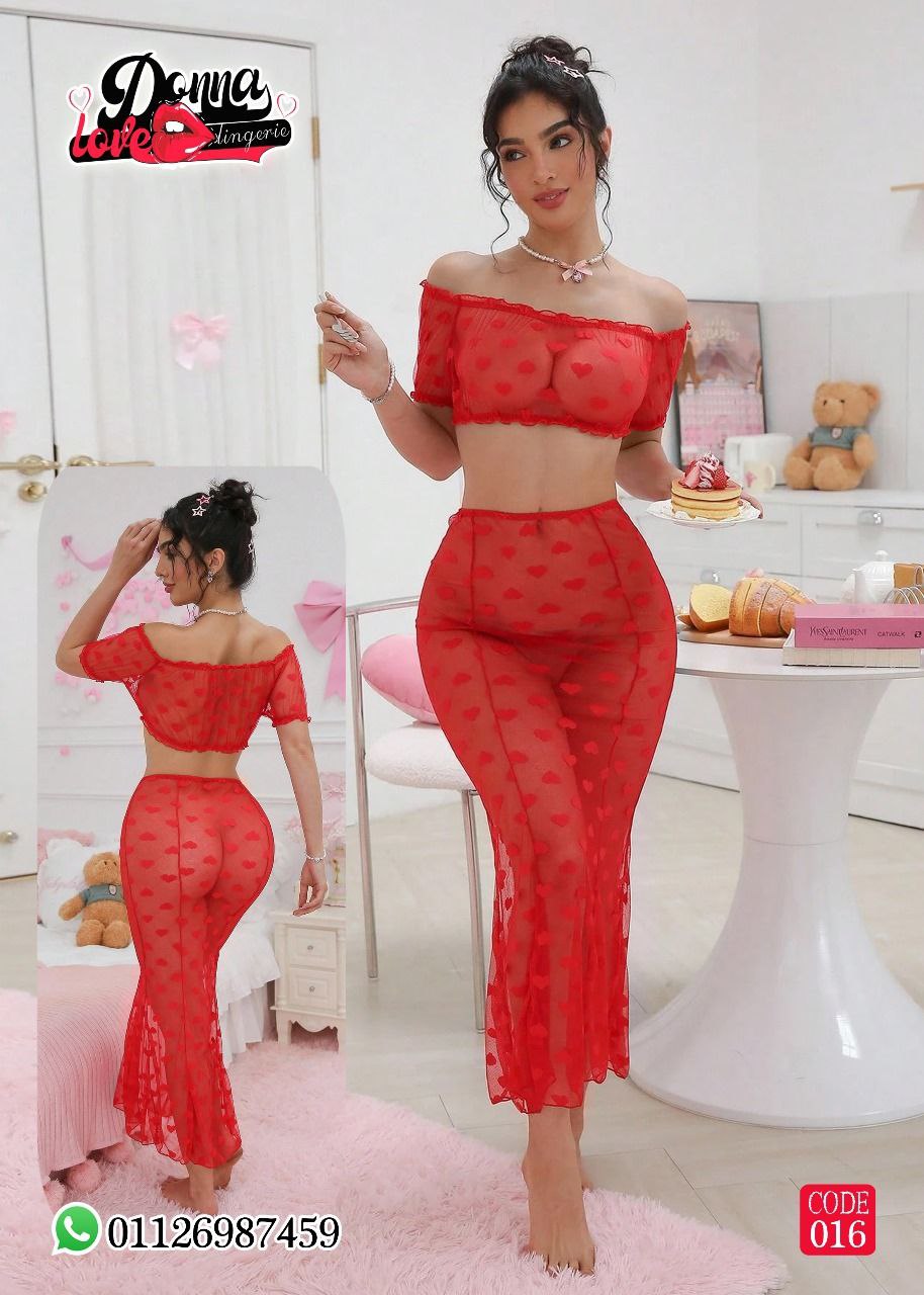 A playful and ultra-feminine 2-piece lingerie set | Code 016 ❤️