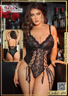 🖤 Black Lace Corset lingerie Teddy – Code 460 🖤