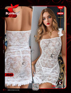 White Sheer Lace Lingerie | لانجري أبيض دانتيل شفاف