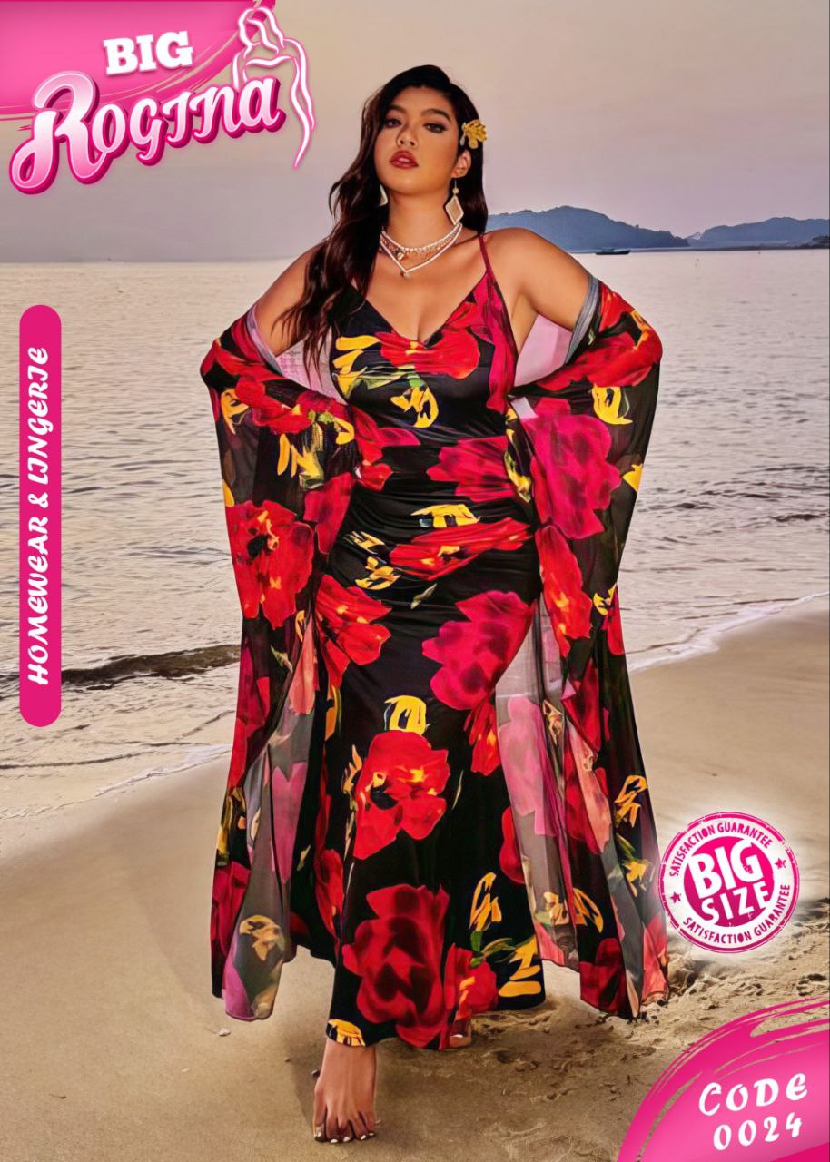 🌹 Floral Beach Glam Set – Big Size