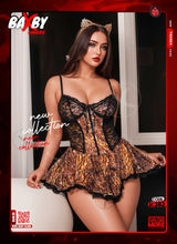 🐆 Leopard Lace Babydoll – New Collection