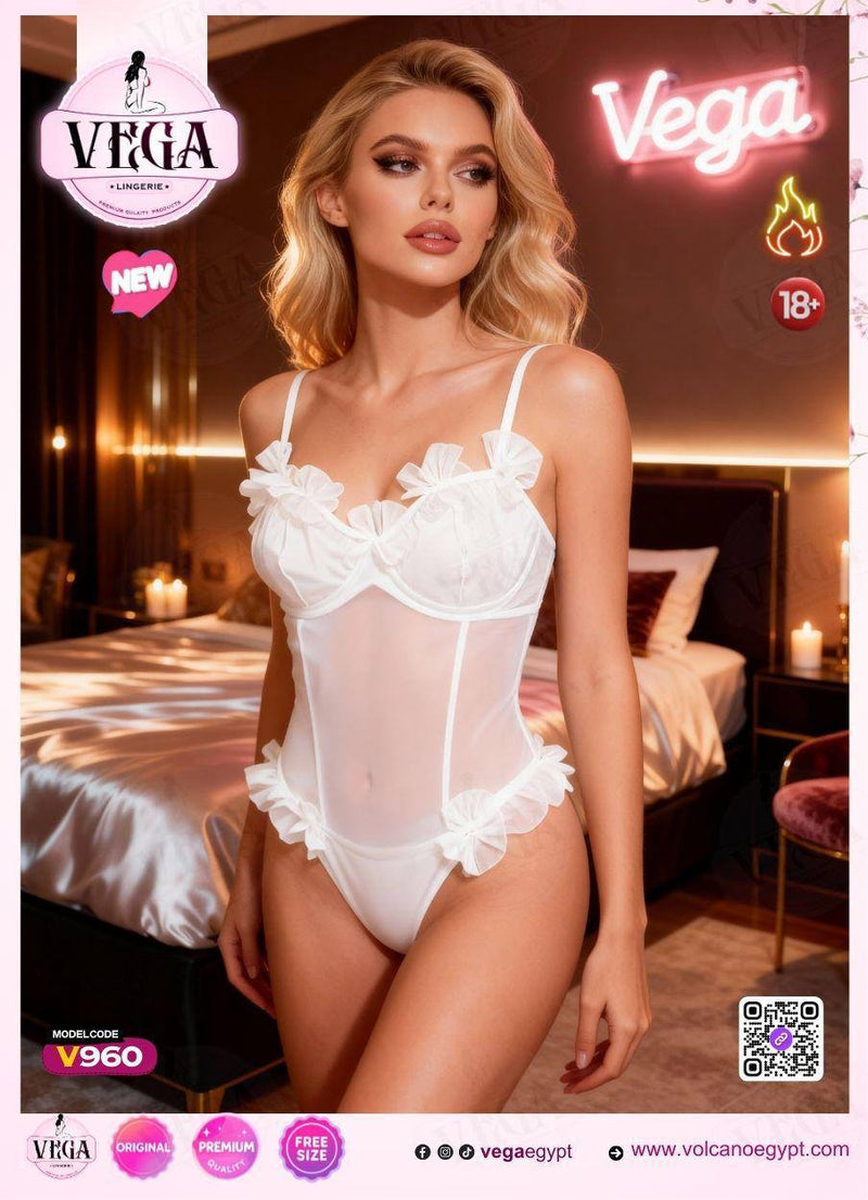 ❤️ Elegant Sheer Lingerie Bodysuit – New Collection