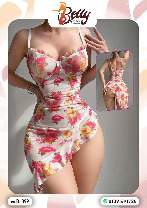 Floral Night Dress – Model B-099