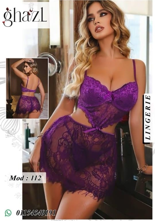 Lace Two-Piece Lingerie Set – Model 112