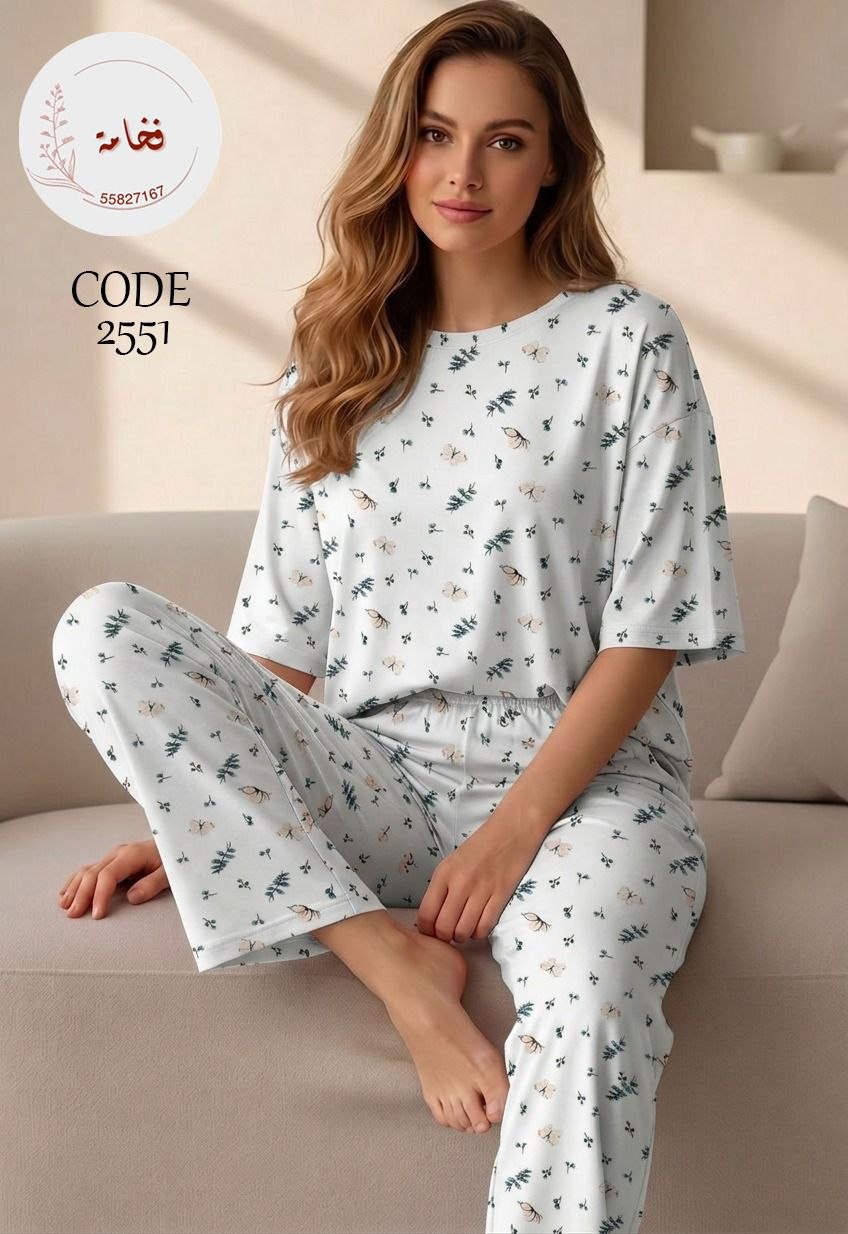 Women's Floral Pajama Set – Soft Homewear & Sleepwear