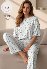 Women's Floral Pajama Set – Soft Homewear & Sleepwear